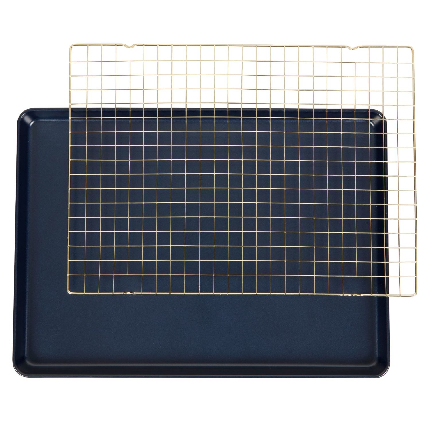 Wilton Nonstick Cookie Sheet, Cooling Grid and Silicone Baking Mat Bakeware Set, 4-Piece