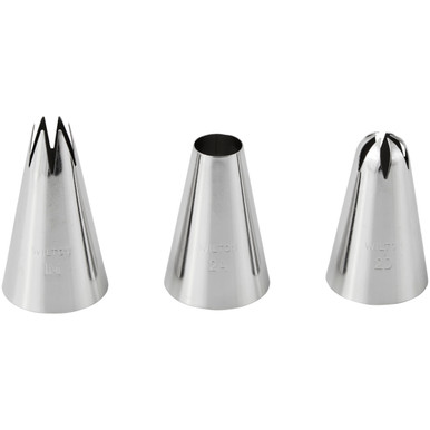 Extra Large Decorating Tip Set, 3-Piece