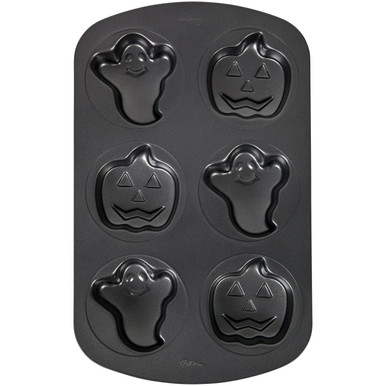 Wilton New Non-stick Cake Pan Coffin Dessert 6 Cavities Halloween Birthday  Gag