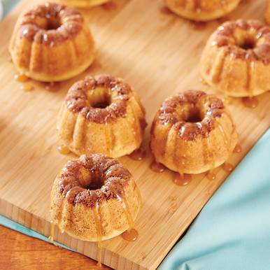 Cinnamon Swirl Mini Fluted Cake - GoodCook