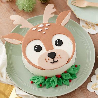 Hunting Deer Head Skull Illustration Edible Cake Topper Image ABPID001 – A  Birthday Place