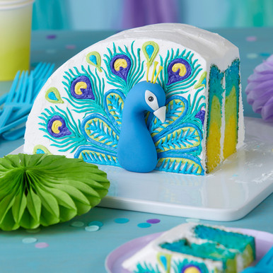 Peacock Cupcake Tutorial