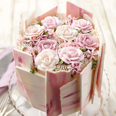 Buy Round Shaped Choco Vanilla Rose Day Cake- Rosal Chocolate Delight