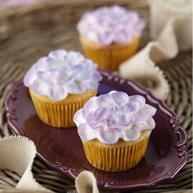 CrinkleCups - 24 caissettes muffins cupcakes à pois violet - Univer