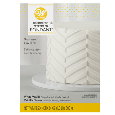 Wilton Black Decorator Preferred Fondant, 24 oz