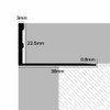 20mm tile trim for outdoor 20mm porcelain tile edging