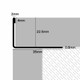 outdoor 20mm porcelain tile trim