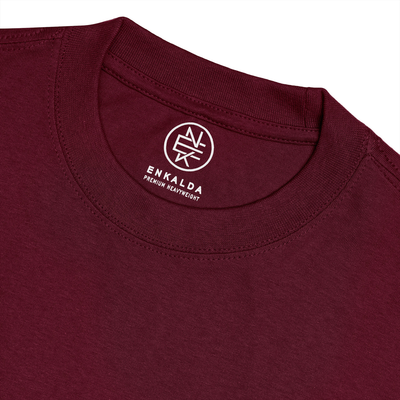 BURGUNDY PREMIUM HEAVYWEIGHT T-SHIRT