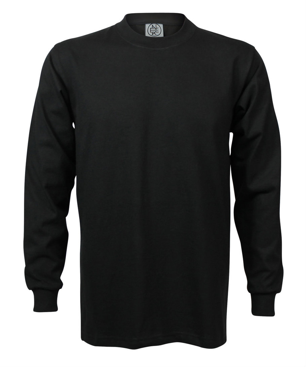 BLACK PREMIUM HEAVYWEIGHT LONG SLEEVE T-SHIRT