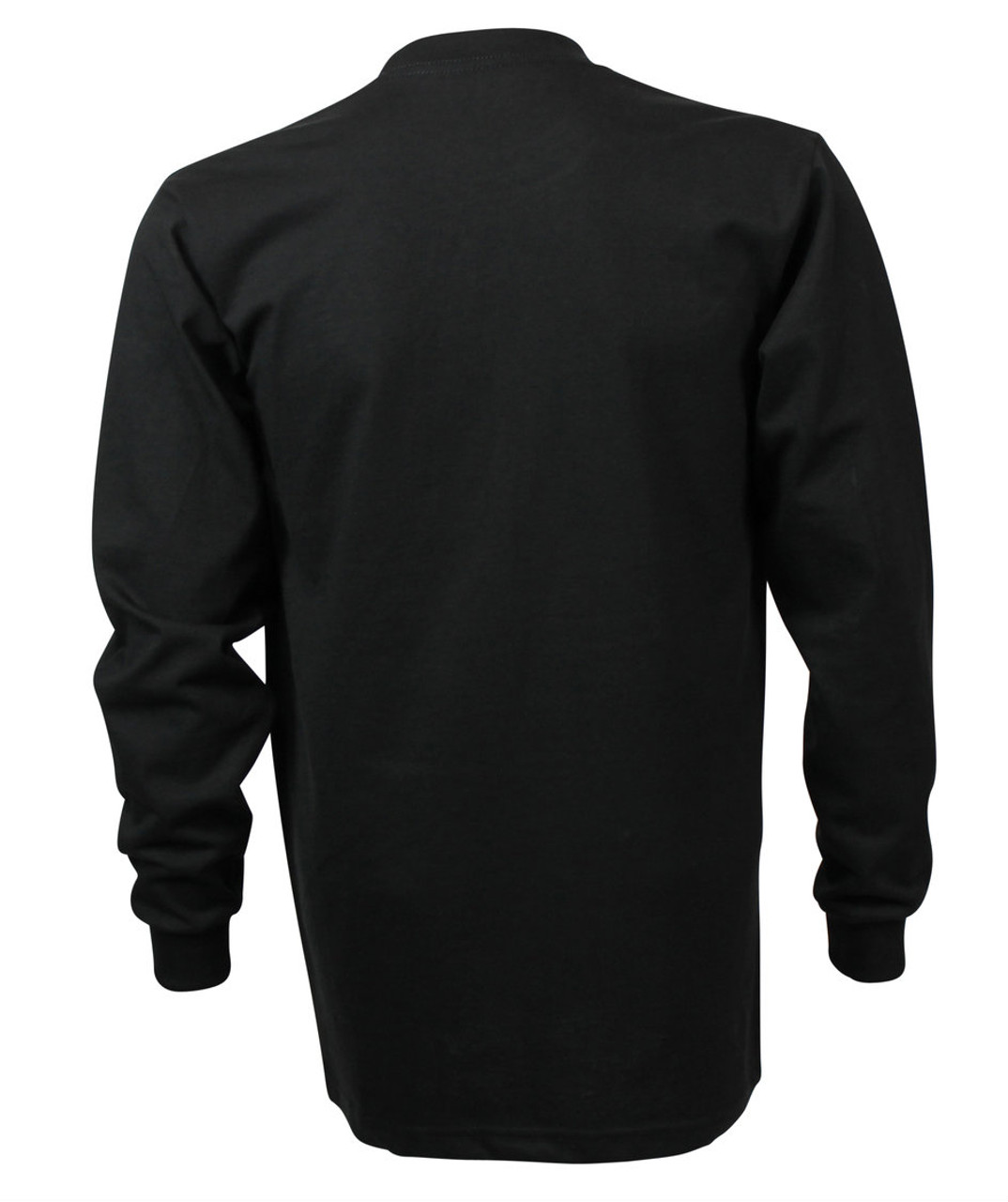 BLACK PREMIUM HEAVYWEIGHT LONG SLEEVE T-SHIRT