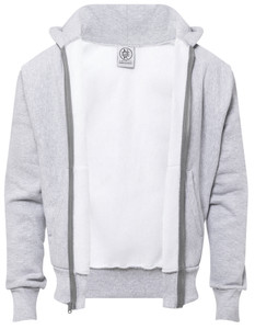 HEATHER GREY PREMIUM HEAVYWEIGHT ZIPPER HOODIE