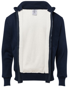 NAVY PREMIUM HEAVYWEIGHT THERMAL LINED ZIPPER HOODIE