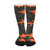 GIANT ORANGE AND BLACK CAMO SOCKS