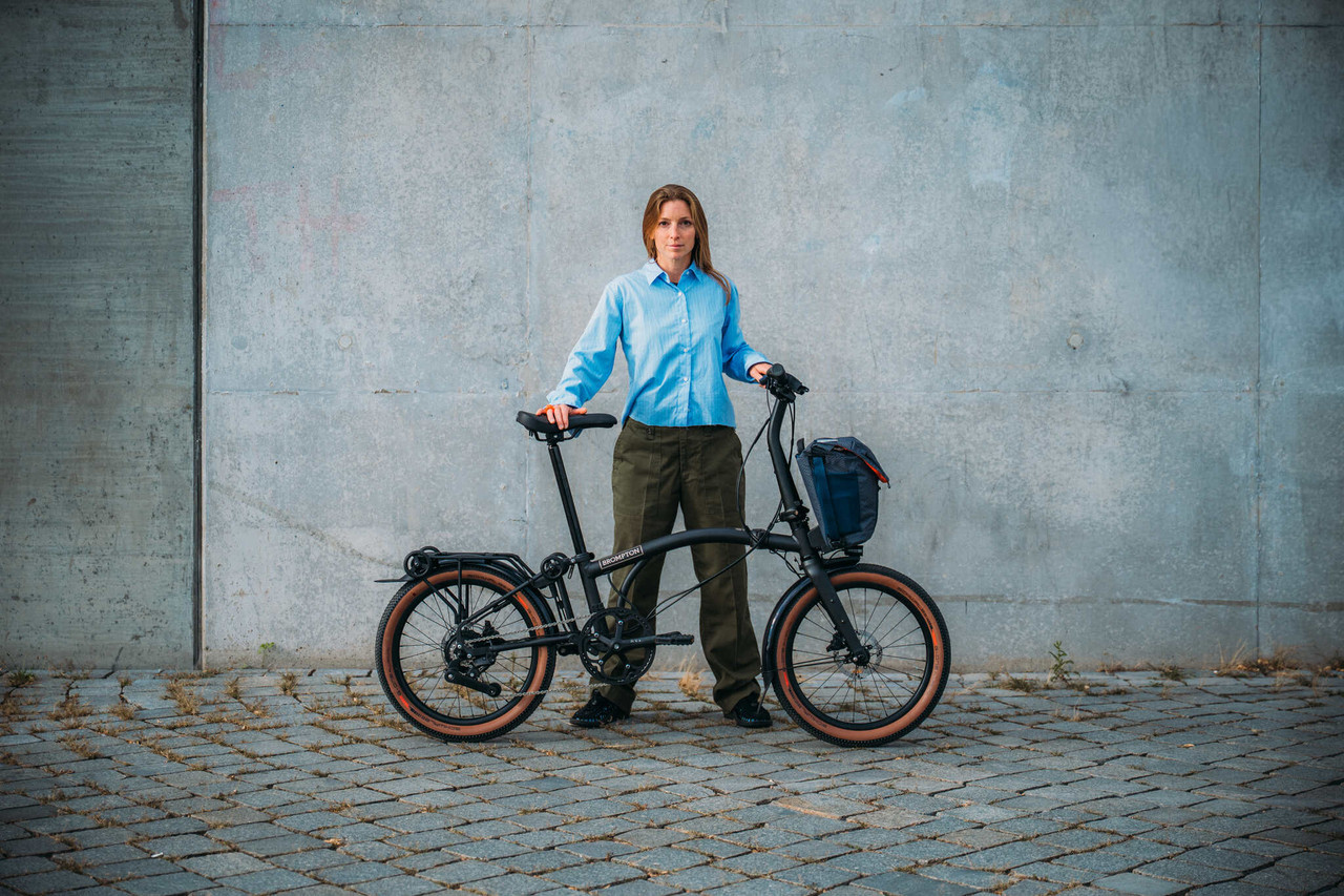 Brompton Ladies Fold Up Bikes For Sale Brompton Electric G-Line