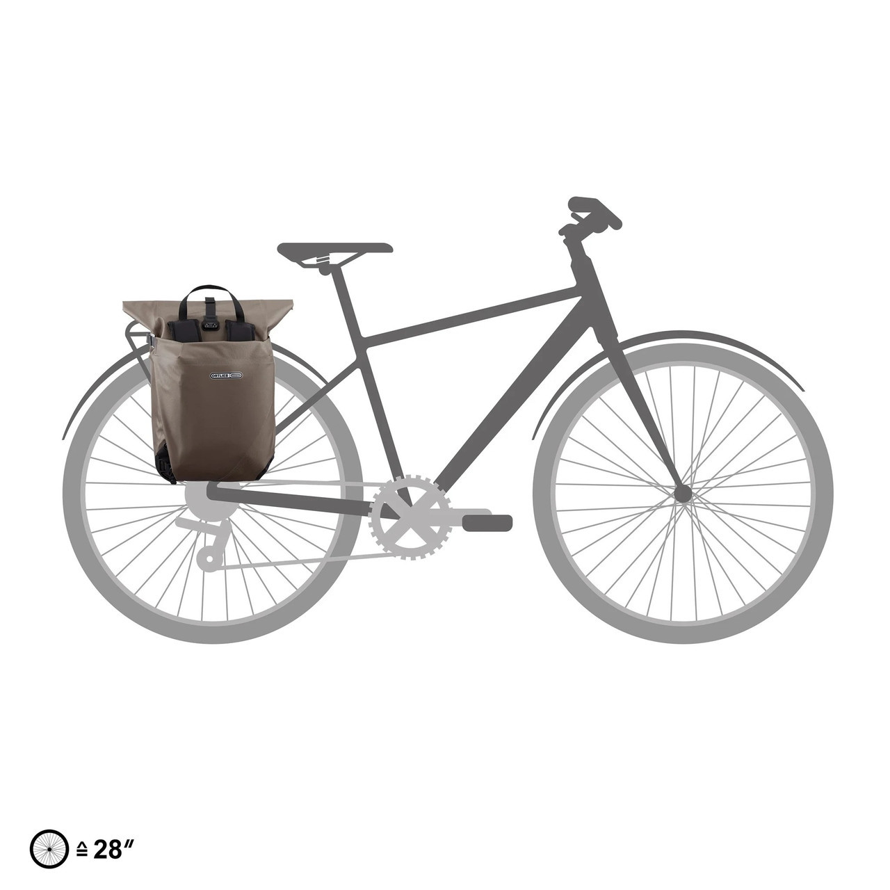 Ortlieb Vario QL2.1 Dark Sand | Hybrid Backpack-Pannier