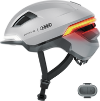 Abus HYP-E Gleam SIlver Helmet Electric Bike  Abus HYP-E Gleam SIlver Helmet Electric Bike