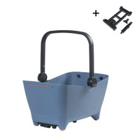 Basil Buddy Dog Basket 32L Blue Electric Bike 