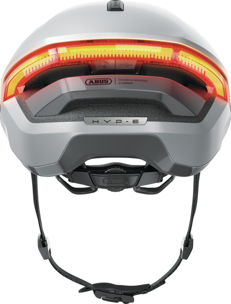 Abus HYP-E Gleam SIlver Helmet 1