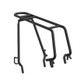 Vanmoof S6 Open and A5 Rear Rack in black for fitting panniers onto the bikes