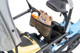 Tern Sun Shield Mini fitted to a HSD with luggage in the pocket