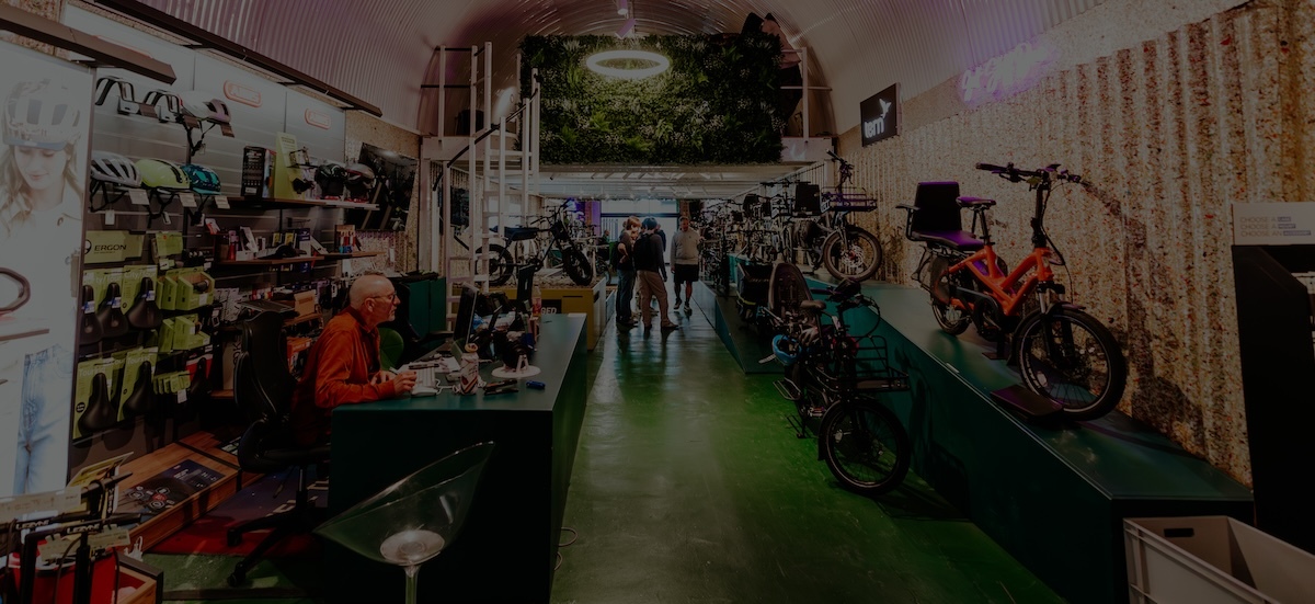 Our London eBike Shop Interior