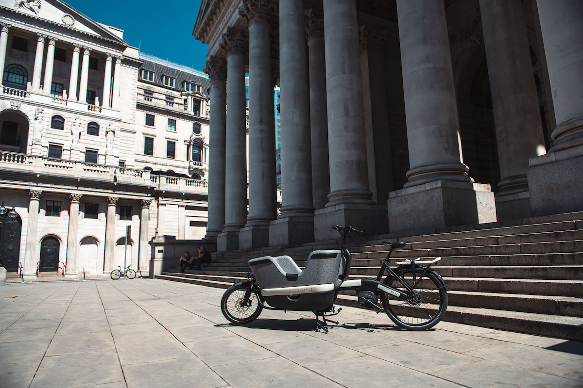 Gazelle Makki Load ebike in the city