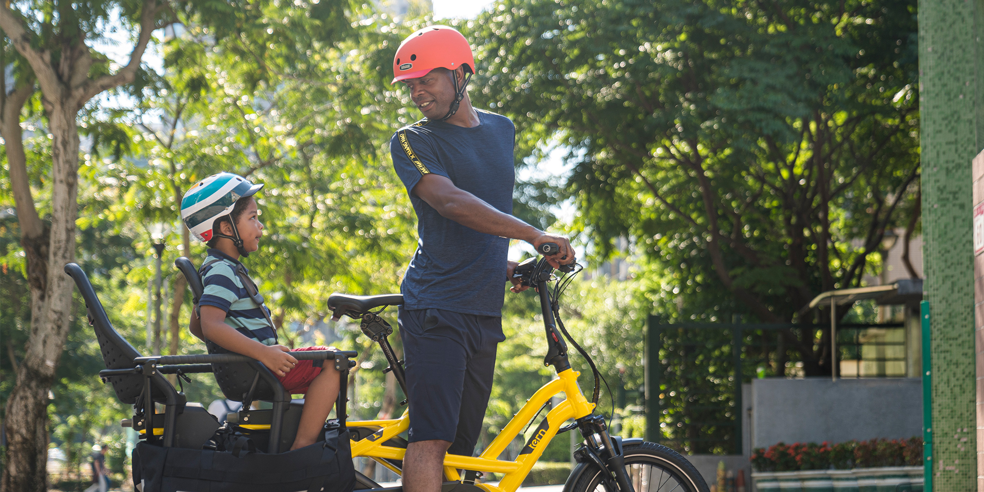 Tern GSD S10 LR Gen2 ebike in a park