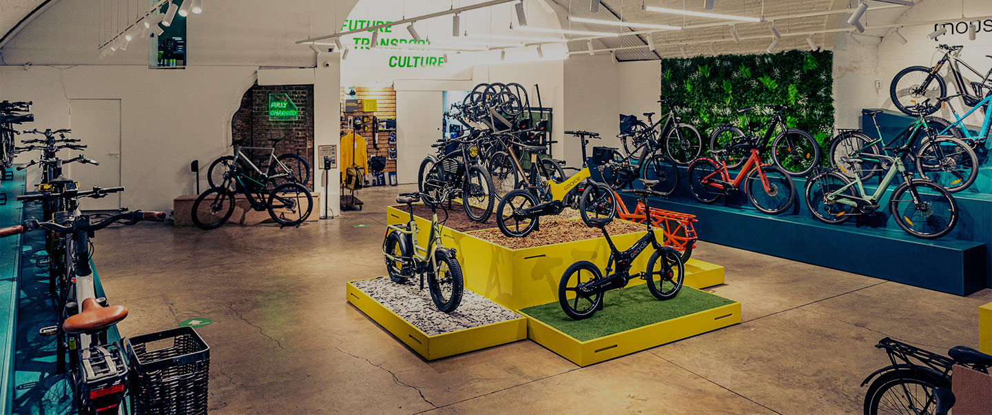 Our London eBike Shop Interior