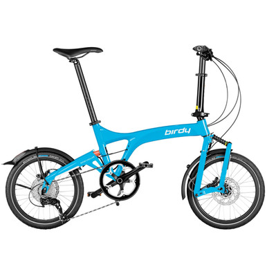 Birdy Touring T : Cyan : Comfort 10 height adjustable : Carrier 