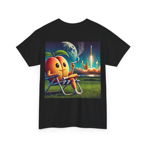 Rocket Launch Tee | Men's Back Print | Stoner Peach