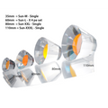 Compare Sun-M on the left through the sun-XXL on the right