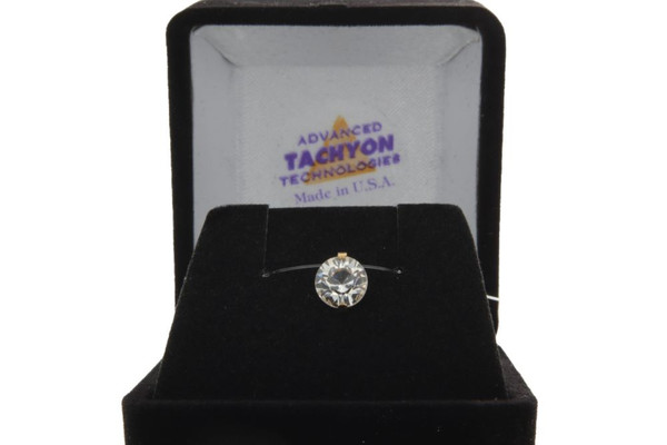 "Floater" Clear CZ Pendant - Gold Filled.