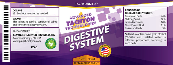 Tachyonized Digestive System Tonic.