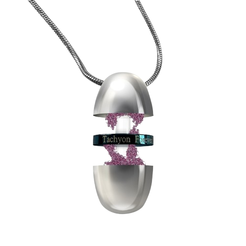 Tachyon Energy Products - Ultra EMF Orb Pendant is full of tiny Tachyonized beads with special Tachyonized quartz crystal bouncing energy off each other protecting you from 5G, EMFs and cell phone radiation.