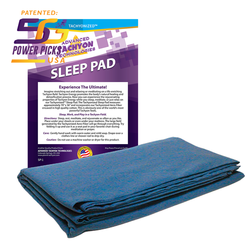 Tachyon Sleep Pad - Full Body Healing and Balancing Energy 8 Hours a Night