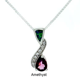 "Symphony" Tachyon Pendant with Amethyst.