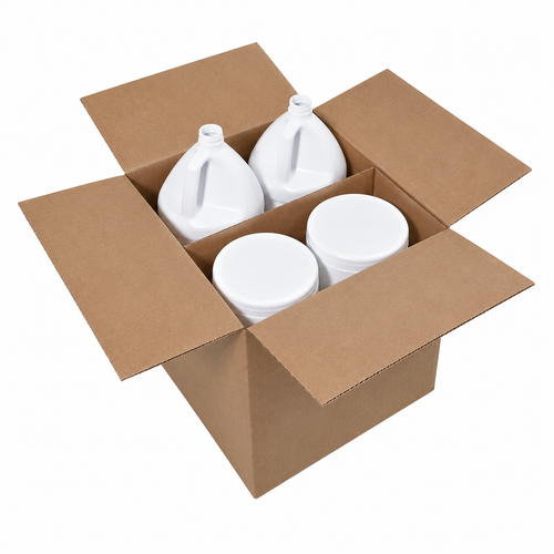 1 Gallon White Open Head HDPE Pail, Metal Handle, Round, 38-400 192/Bundle