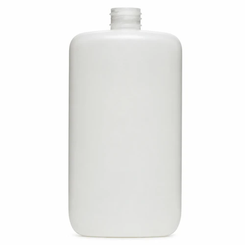 8 Ounce Natural HDPE Straight Sided Oval Bottle, 24-410