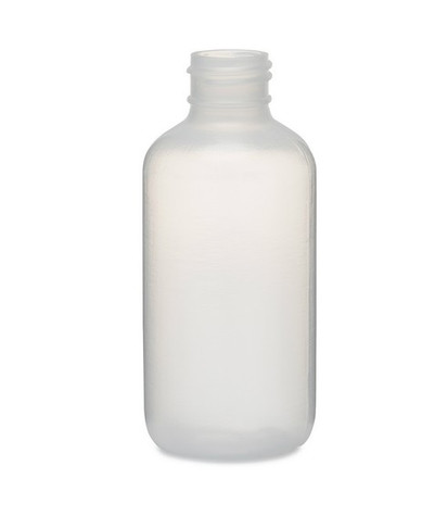 6 Ounce Natural LDPE Boston Round Bottle, 24-410