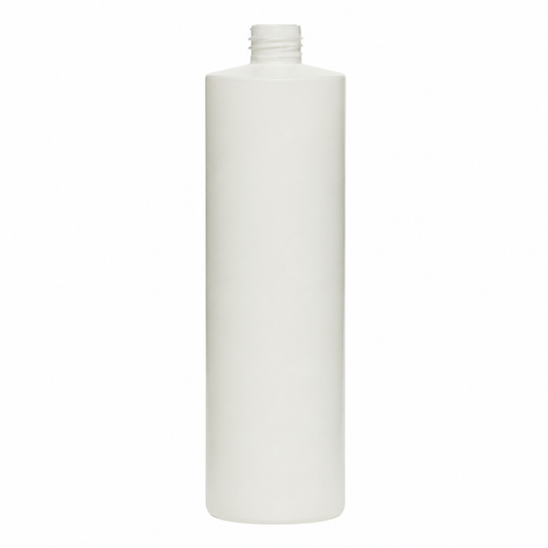 16 Ounce Natural HDPE PLS Cylinder Bottle