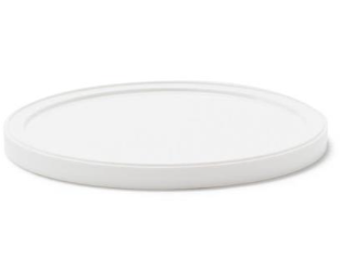 16 and 32 Ounce Translucent LDPE Round Single-Seal Lid, L410