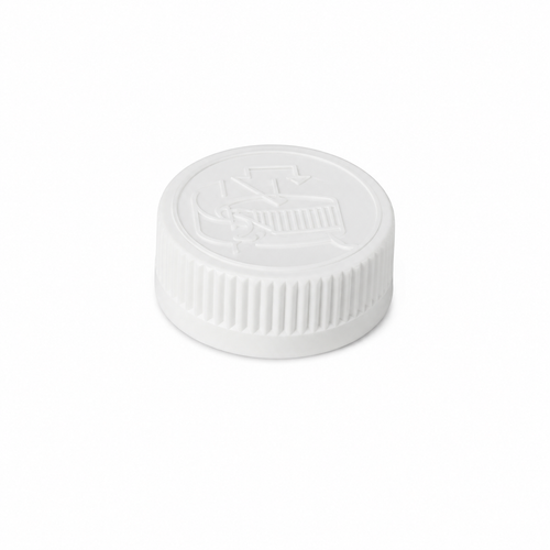 38-400 White PP Pictorial Cap (075) SG-75M, 0.020 with SFYP Liner
