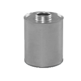 32 Ounce Round Flat top Tin Can
