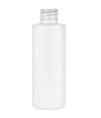 4 Ounce White HDPE Cylinder Bottle