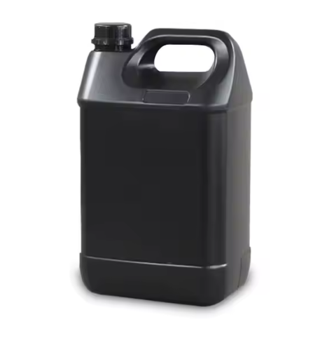 2.5 Gallon Black HDPE F-Style  Bottle, 63-485, 330 Gram