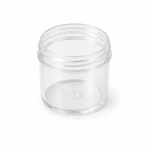 1 Ounce Clear PS Jar, Thick Wall, 43-400