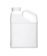 1 Gallon White HAPE Slant Handleware Bottle, Level 3 Treated, 180 Gram, 63 mm