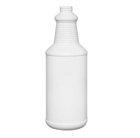 32 Ounce White HDPE Carafe, No Flame, 28-400