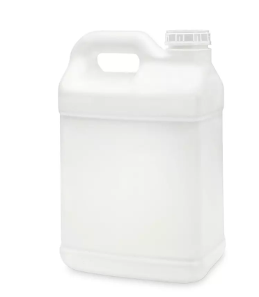 2.5 Gallon Natural HDPE F-Style Bottle, 120 Gram Bulk