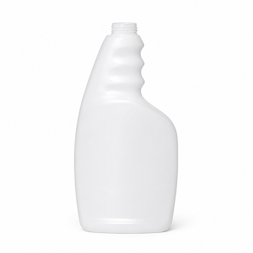 24 Ounce Natural HDPE Round Sprayer Bottle, Twist Grip, 49 Gram